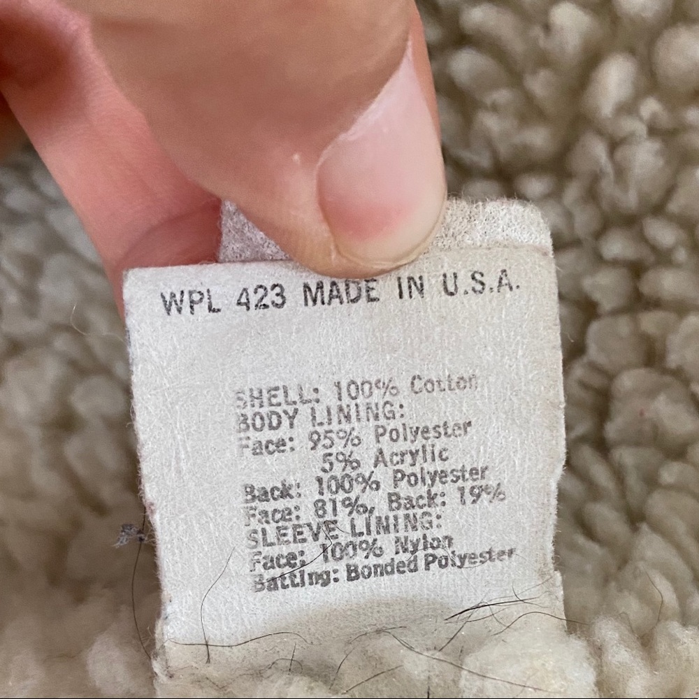 Vintage LEVIS Sherpa Lined Jean Jacket Unisex USA - Picture 10 of 14